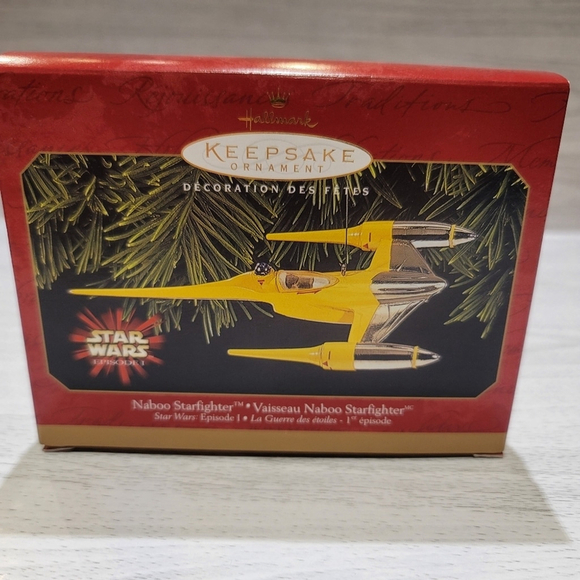 Hallmark Keepsake Ornament Star Wars Naboo Starfighter - Picture 1 of 2